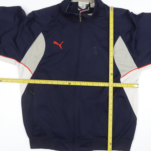 Puma Men’s Blue Full Zip Sports Sweatshirt XS