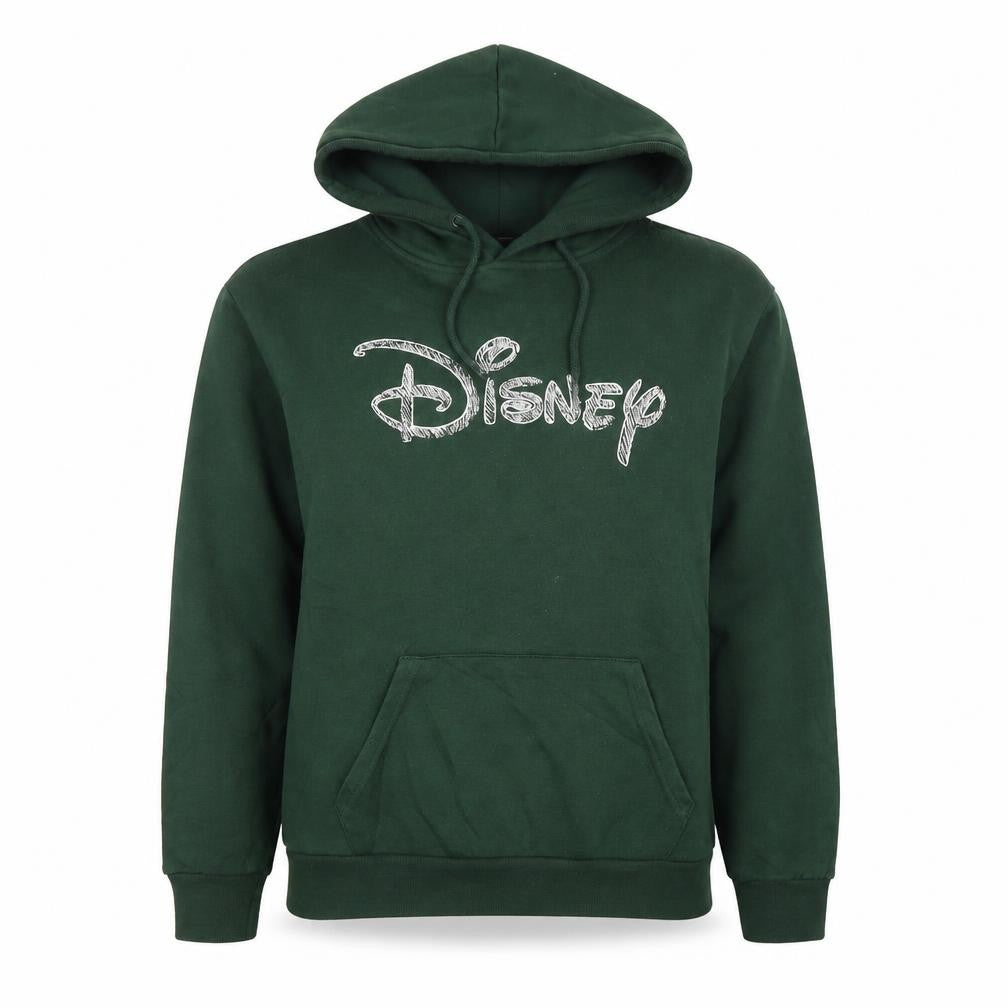 Disney Women's Green Pullover Hoodie Size S 10/12 Hooded Graphic Print