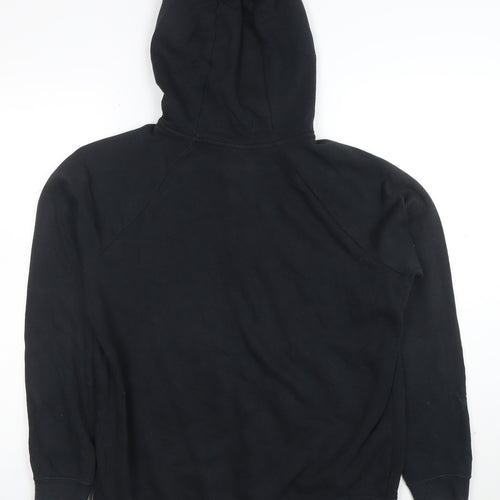 Nike Men's Black Full Zip Hoodie M Fleece Sweatshirt
