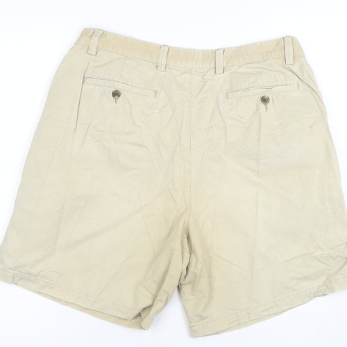 River Trader Men's Beige Chino Shorts Size 38 Regular Fit