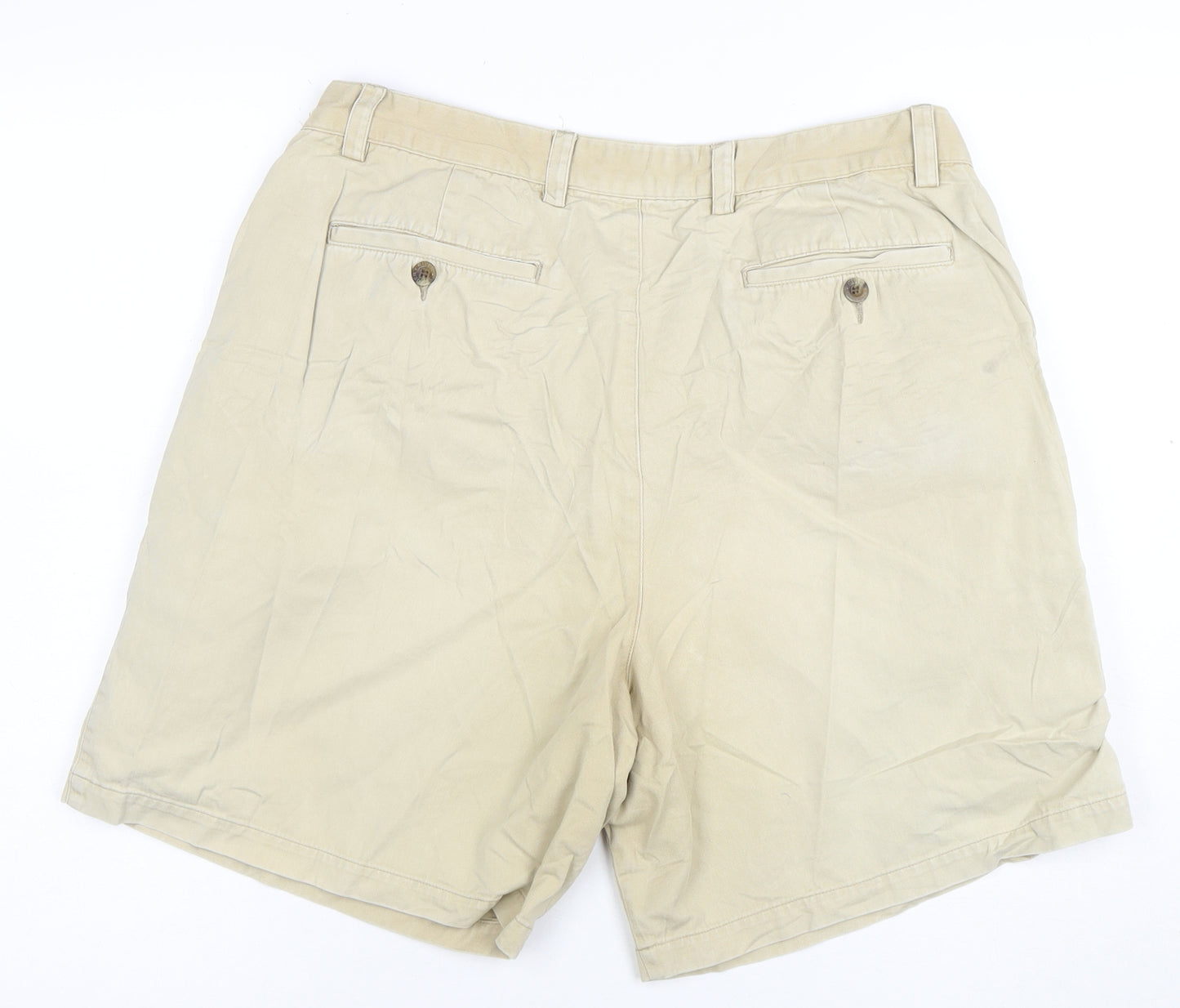 River Trader Men's Beige Chino Shorts Size 38 Regular Fit