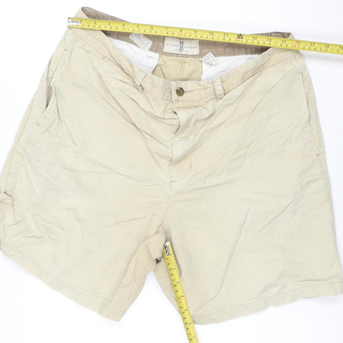River Trader Men's Beige Chino Shorts Size 38 Regular Fit