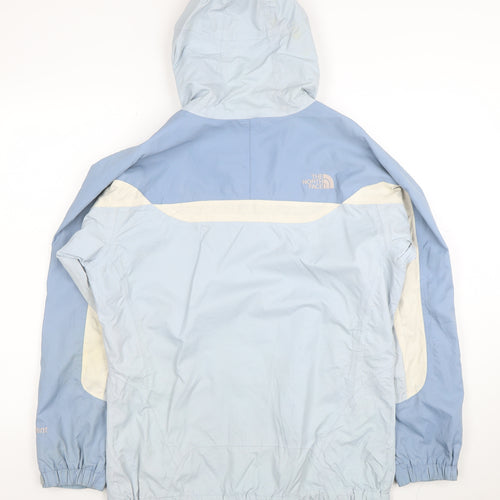 The North Face Girls Blue XL Waterproof Hooded Rain Coat Jacket