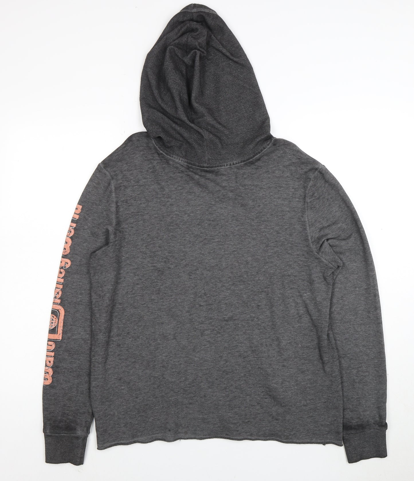 Disney Womens Grey Pullover Hoodie Mickey & Minnie Medium