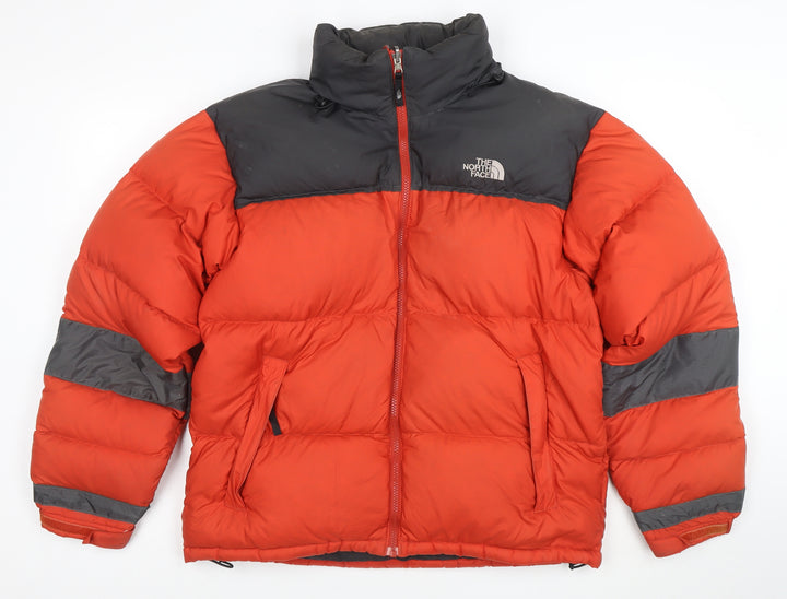 The North Face Men's Red Puffer Jacket M Winter Down Insulated