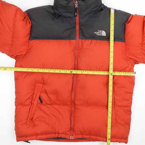 The North Face Men's Red Puffer Jacket M Winter Down Insulated