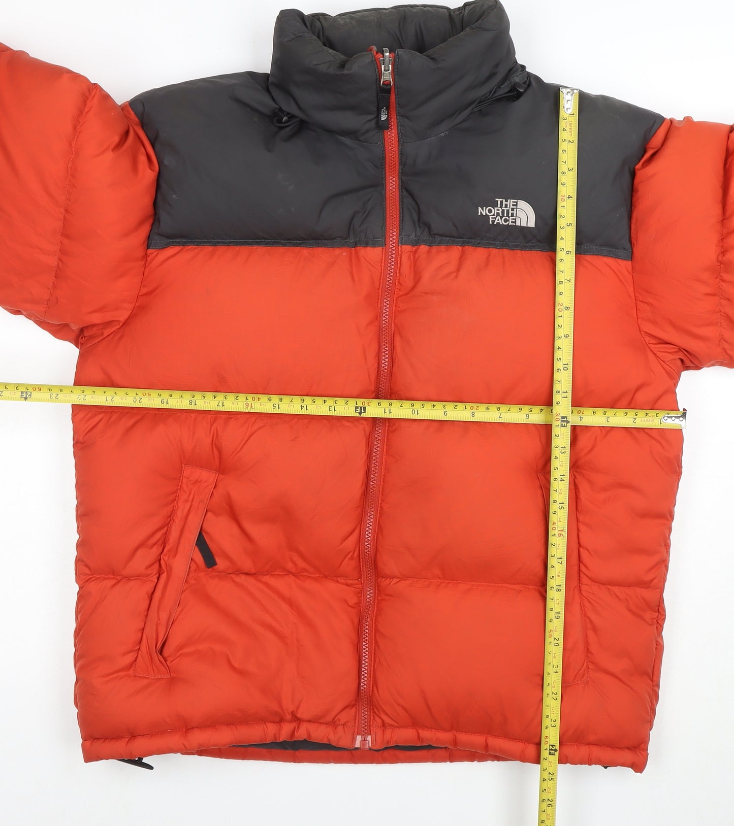 The North Face Men's Red Puffer Jacket M Winter Down Insulated