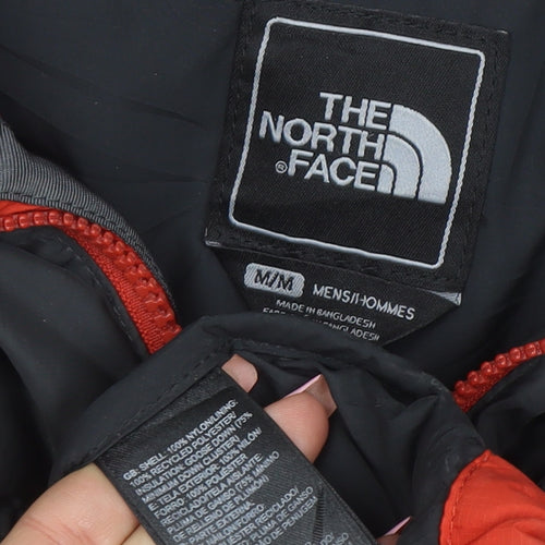 The North Face Men's Red Puffer Jacket M Winter Down Insulated