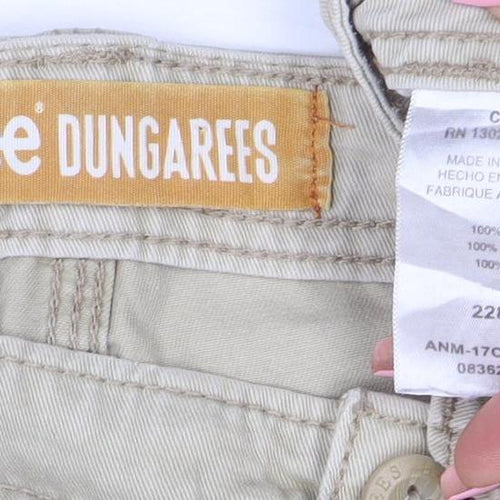 Lee Dungarees Men's Beige Cargo Shorts Size 50 Cotton Casual