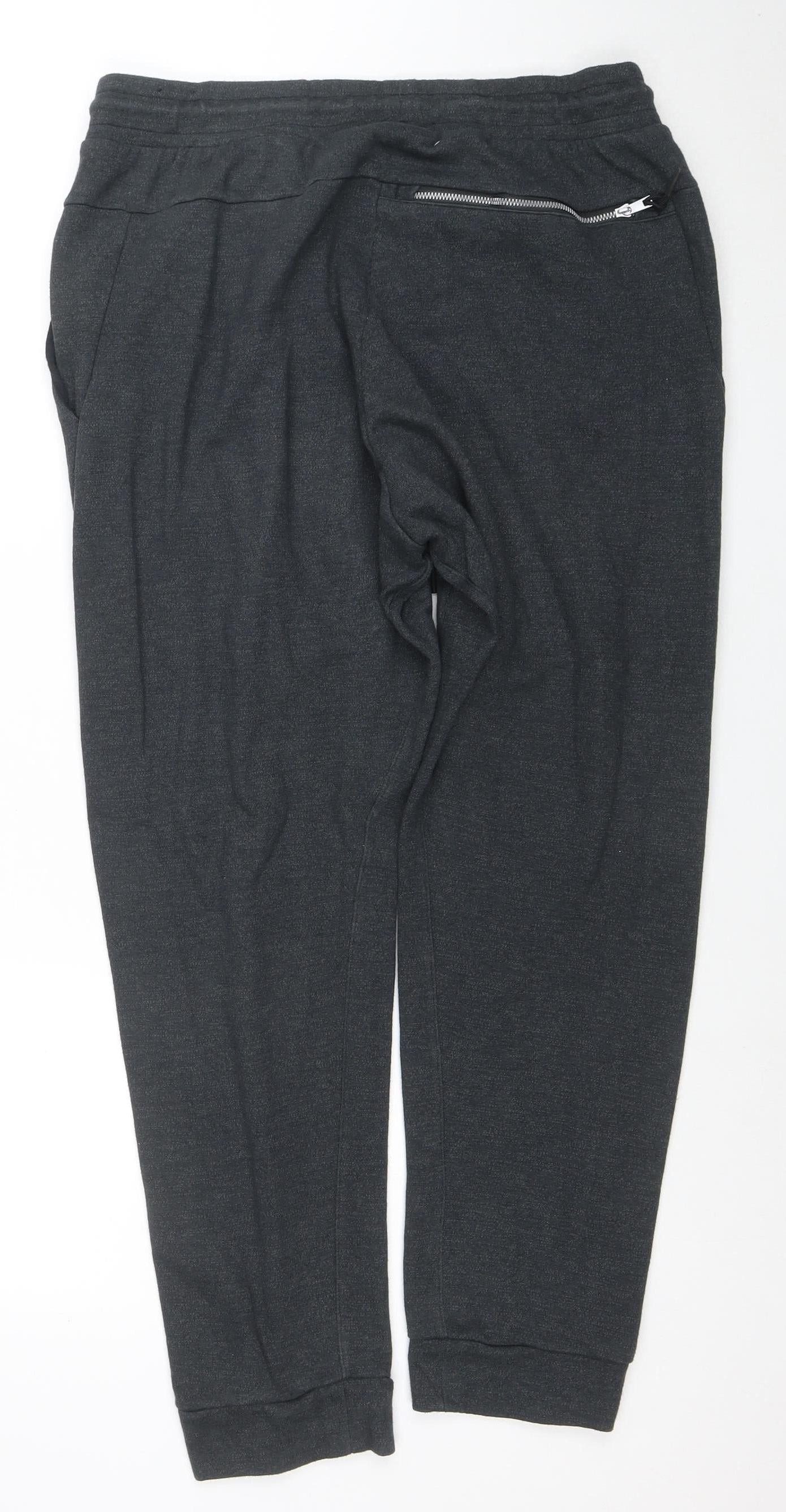 Nike Men's Black XL Jogger Activewear Sweatpants with Zip Pocket