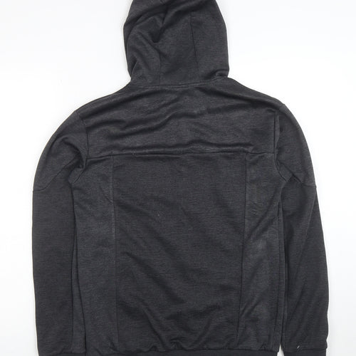 Ellesse Men's Grey XS Full Zip Hoodie with Logo Detail