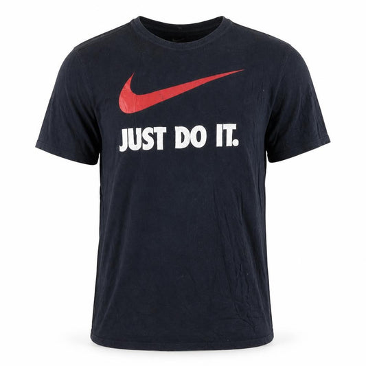 Front view of Nike Men's Black XL Just Do It Athletic T-Shirt