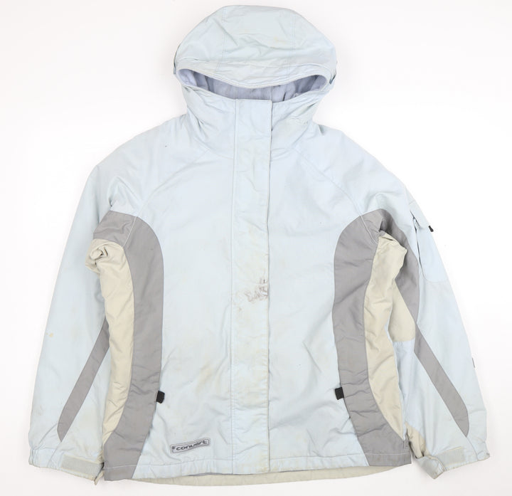 Columbia Women’s Blue Hooded Ski Jacket Size 18/20 Waterproof Lined