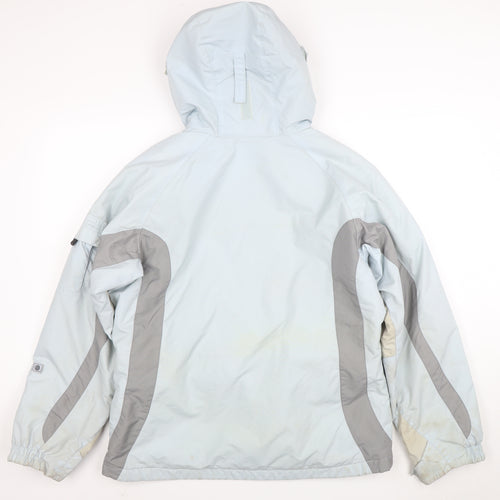 Columbia Women’s Blue Hooded Ski Jacket Size 18/20 Waterproof Lined