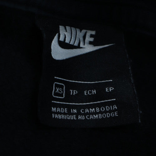 Nike Men's Black XS Pullover Fleece Hoodie with Logo