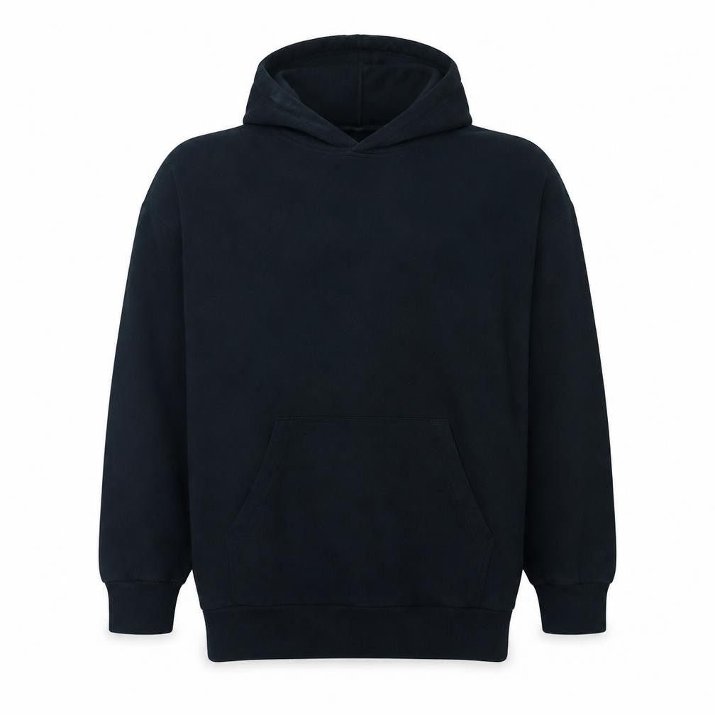 Front view of Under Armour Men's Black XL Pullover Hoodie Sweatshirt
