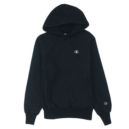 Champion Women's Black Small Pullover Hoodie Reverse Weave Sweatshirt