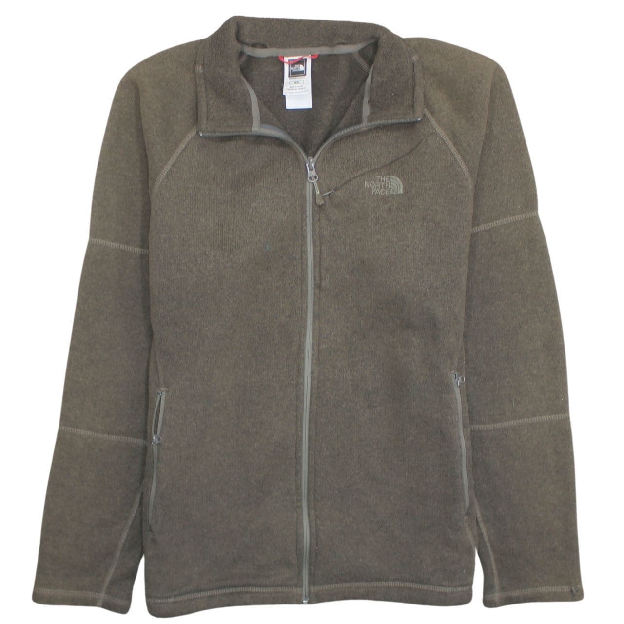 The North Face Men's Brown Fleece Zip Jacket M Outdoor Casual