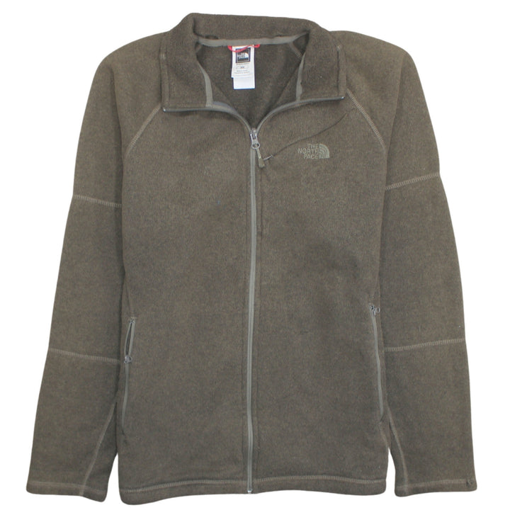 The North Face Men's Brown Fleece Zip Jacket M Outdoor Casual