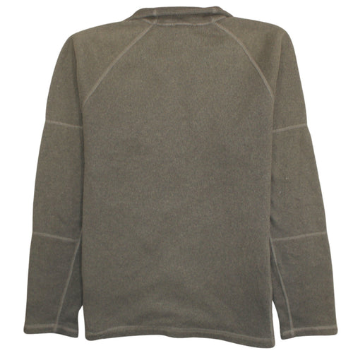 The North Face Men's Brown Fleece Zip Jacket M Outdoor Casual