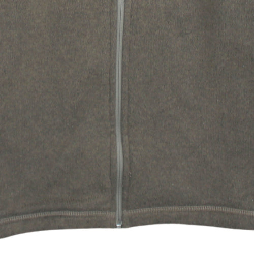 The North Face Men's Brown Fleece Zip Jacket M Outdoor Casual