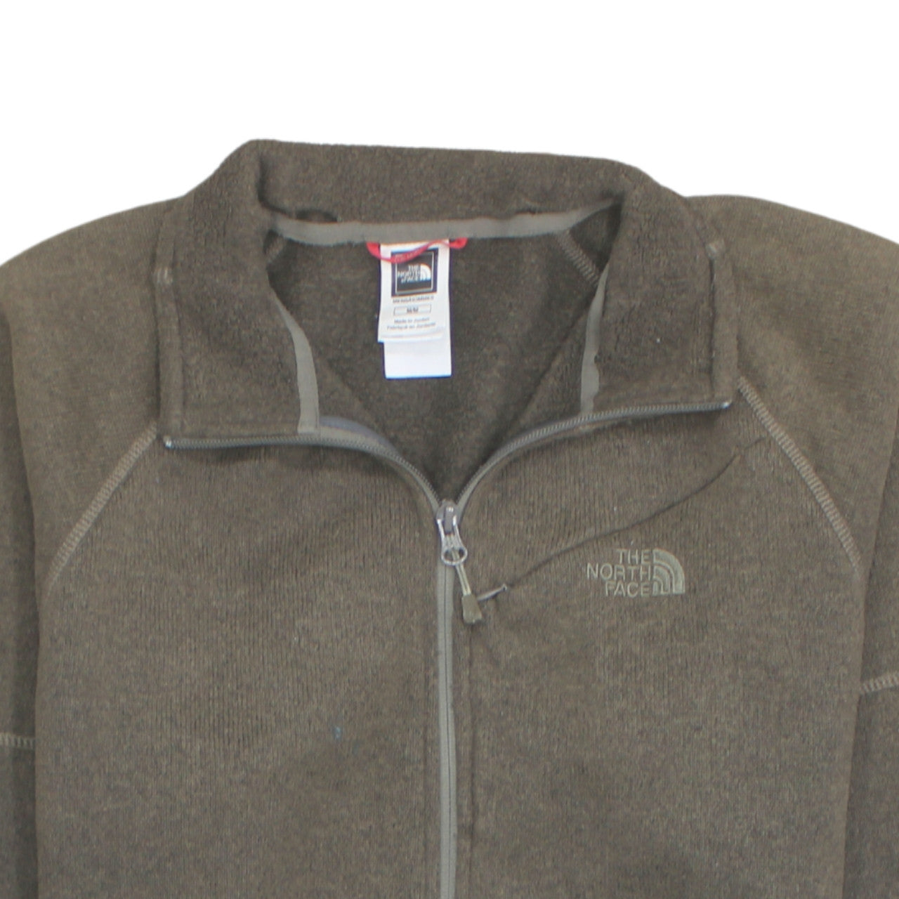 The North Face Men's Brown Fleece Zip Jacket M Outdoor Casual