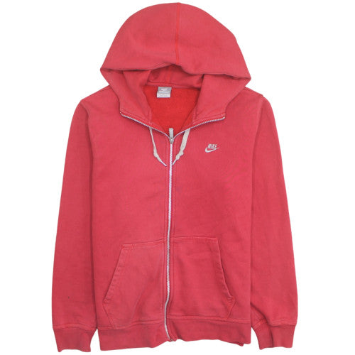 Nike Men's Red Full Zip Hoodie L Fleece Sportswear