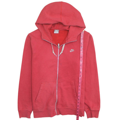 Nike Men's Red Full Zip Hoodie L Fleece Sportswear