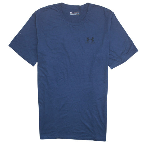 Under Armour Men's Blue 3XL HeatGear Loose Fit Crew Neck T-Shirt