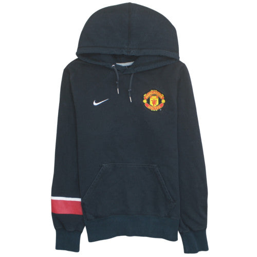 Nike Men's Black Manchester United Pullover Hoodie Size S
