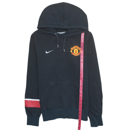 Nike Men's Black Manchester United Pullover Hoodie Size S