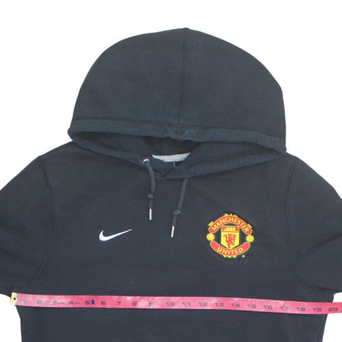 Nike Men's Black Manchester United Pullover Hoodie Size S