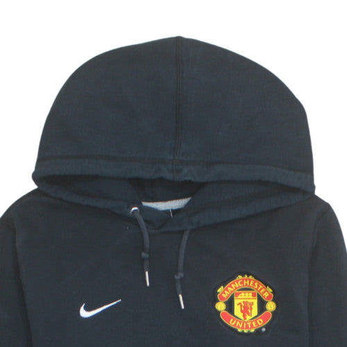 Nike Men's Black Manchester United Pullover Hoodie Size S