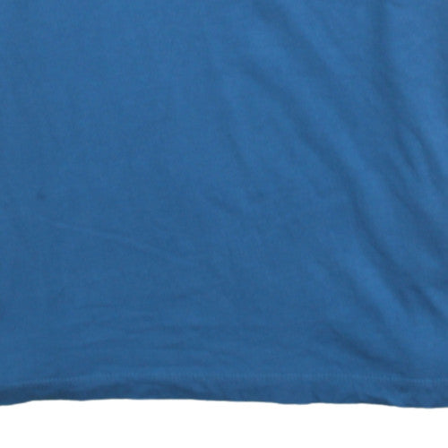 Nike Men's Blue XL Swoosh Graphic Cotton Crew Neck T-Shirt