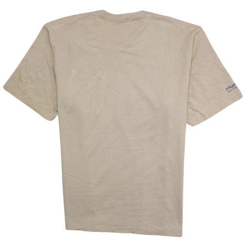 Carhartt Men's Beige Loose Fit Crew Neck Cotton T-Shirt Size L