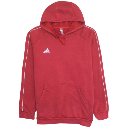 Adidas Men's Red 2XL Pullover Hoodie Fleece Sports Sweatshirt