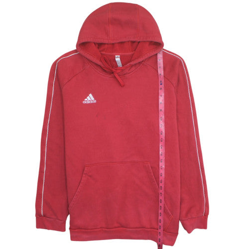 Adidas Men's Red 2XL Pullover Hoodie Fleece Sports Sweatshirt