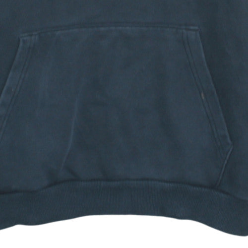 Puma Men's Black Pullover Hoodie Size M Logo Fleece Sweatshirt