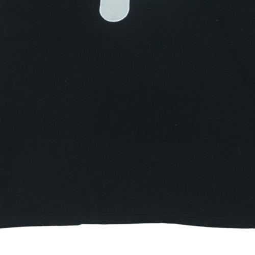 FILA Womens Black Pullover Hoodie L Logo Fleece Sweatshirt