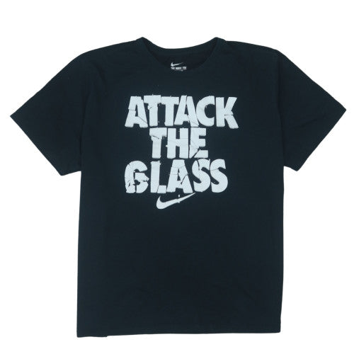 Nike Men's Black 2XL Dri-Fit Athletic Graphic T-Shirt