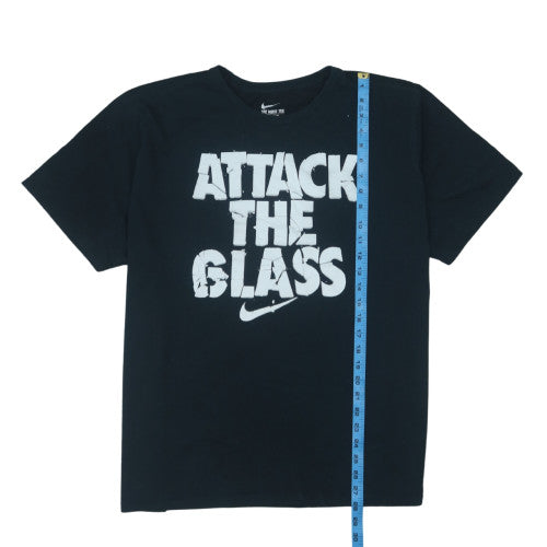 Nike Men's Black 2XL Dri-Fit Athletic Graphic T-Shirt