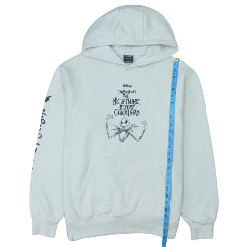 Disney at Primark Men's White L Pullover Hoodie Jack Skellington Graphic