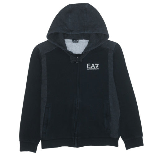 Emporio Armani EA7 Men's Black Full Zip Hoodie Size L