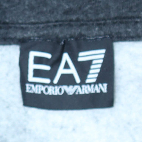 Emporio Armani EA7 Men's Black Full Zip Hoodie Size L