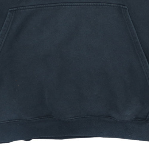 adidas Men Black 2XL Pullover Hoodie with Logo and Pockets