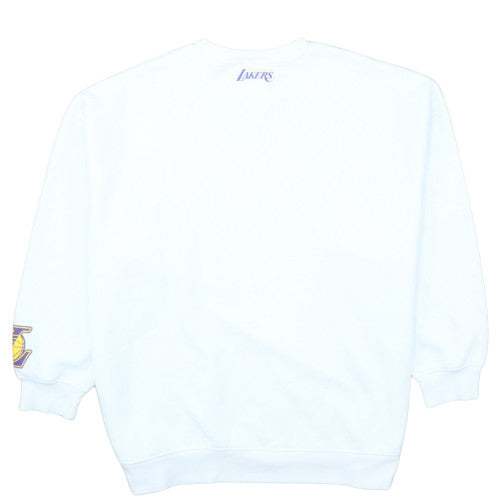 NBA Los Angeles Lakers White Graphic Pullover Sweatshirt Women's M