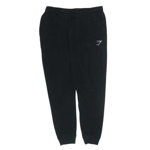 Gymshark Women's Black Jogger Trousers L Fleece Activewear