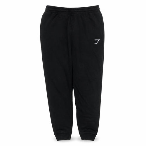 Gymshark Women's Black Jogger Trousers L Fleece Activewear