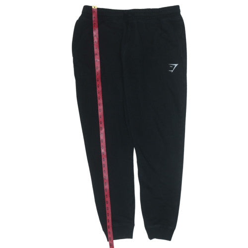 Gymshark Women's Black Jogger Trousers L Fleece Activewear