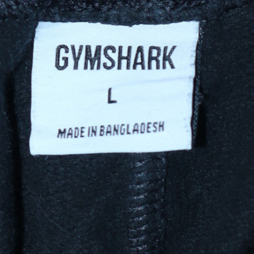 Gymshark Women's Black Jogger Trousers L Fleece Activewear